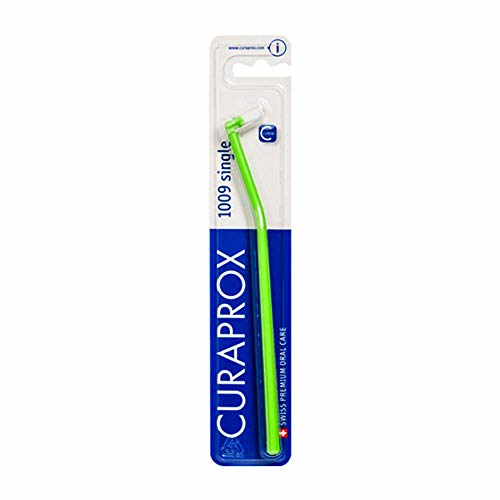 CURAPROX SINGLE კბილის ჯაგრისი CS 1009 -ბრეკეტებისა და კბილის ინდივიდუალური წმენდისთვის